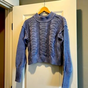 Free People, mock neck sweater